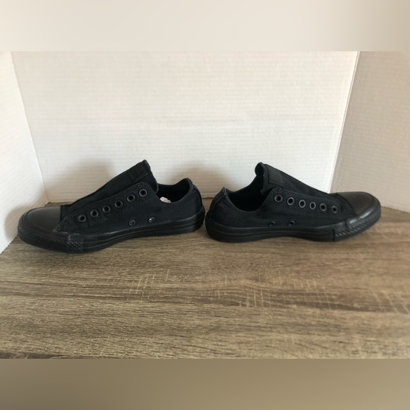 Converse Black Canvas Slip-On Sneakers - Picture 13 of 13